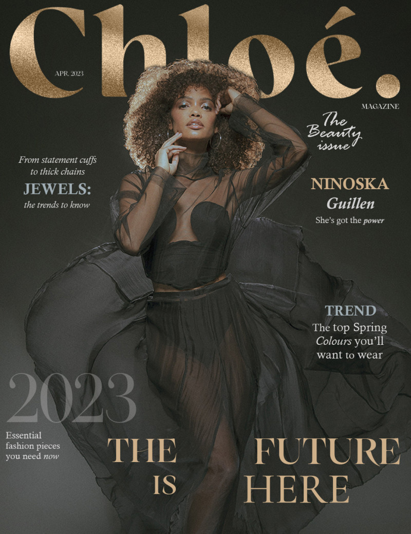 Ninoska Guillen featured on the Chloe USA cover from April 2023