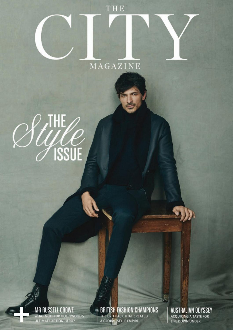 Andres Velencoso featured on the The City Magazine cover from September 2016