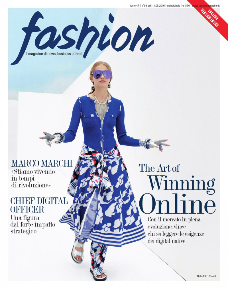  featured on the Fashion Italy cover from May 2016