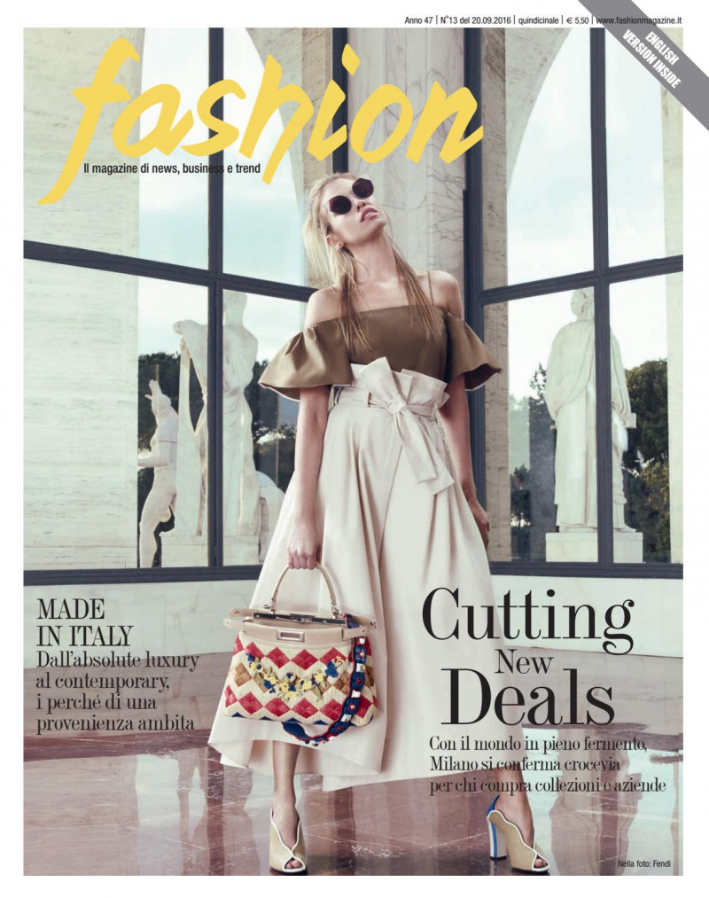  featured on the Fashion Italy cover from September 2016