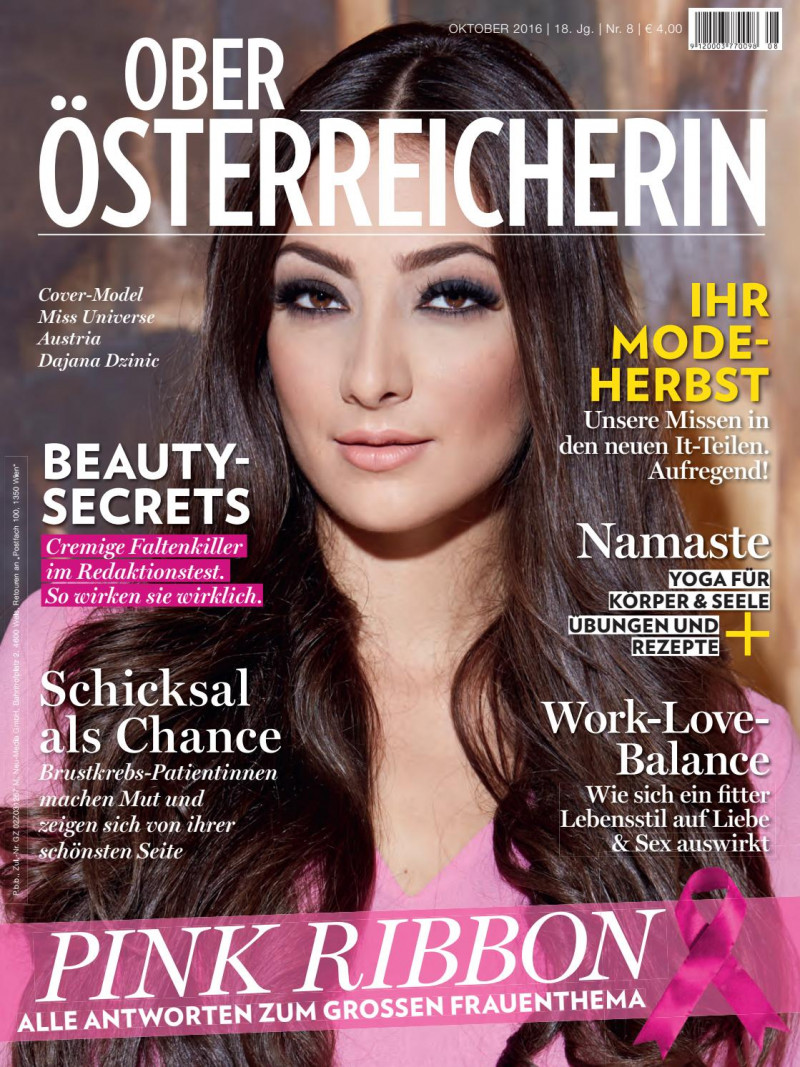 Dajana Dzinic featured on the Ober Osterreicherin cover from October 2016