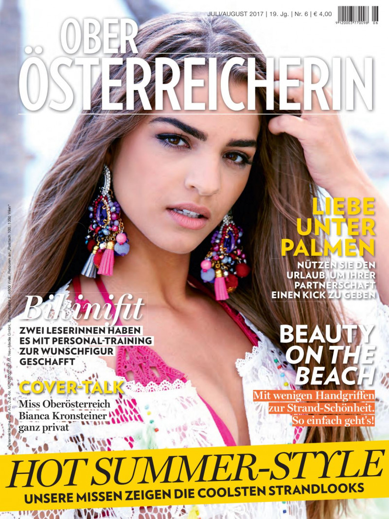 Bianka Kronsteiner featured on the Ober Osterreicherin cover from July 2017