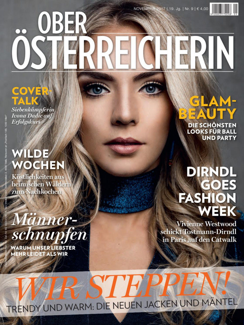 Ivona Dadic featured on the Ober Osterreicherin cover from November 2017