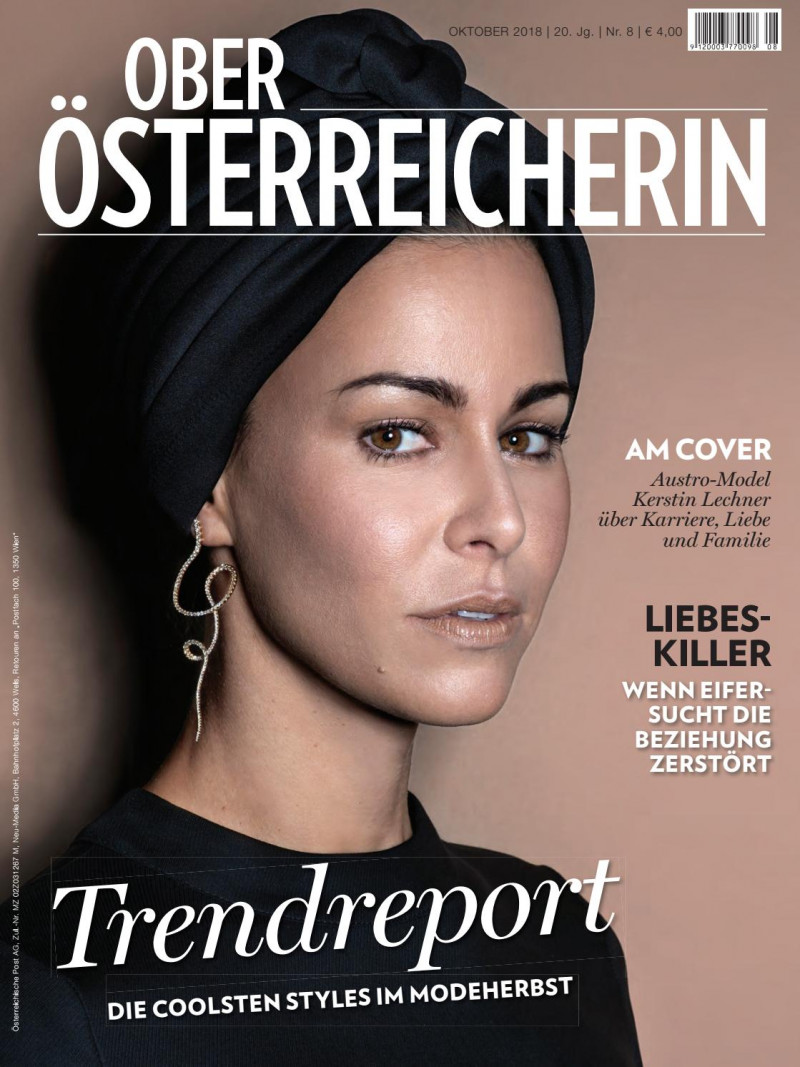 Kerstin Lechner featured on the Ober Osterreicherin cover from October 2018