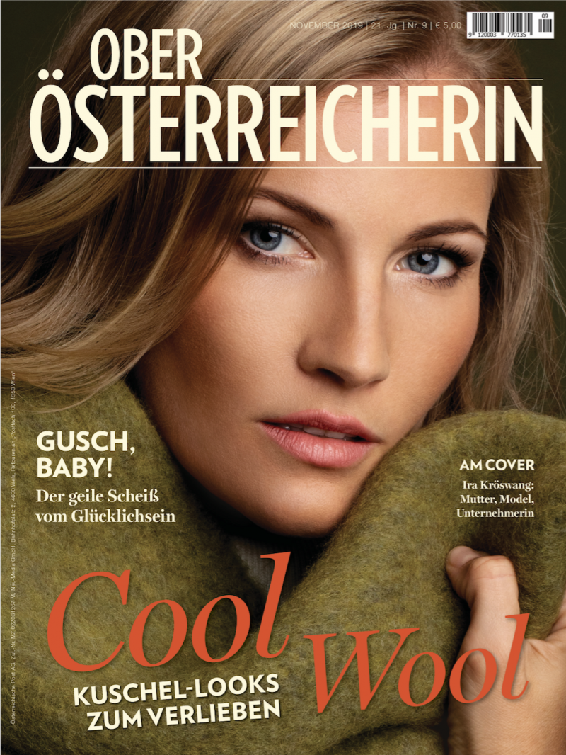 Ira Kroeswang featured on the Ober Osterreicherin cover from November 2019