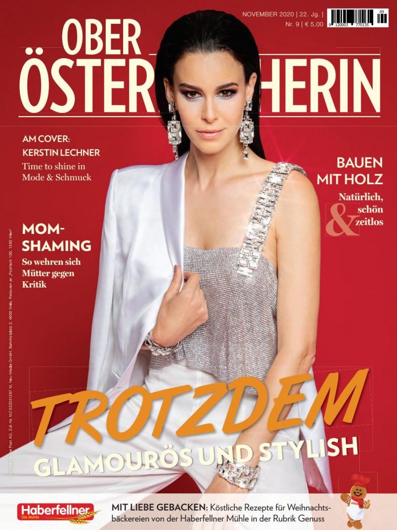 Kerstin Lechner featured on the Ober Osterreicherin cover from November 2020