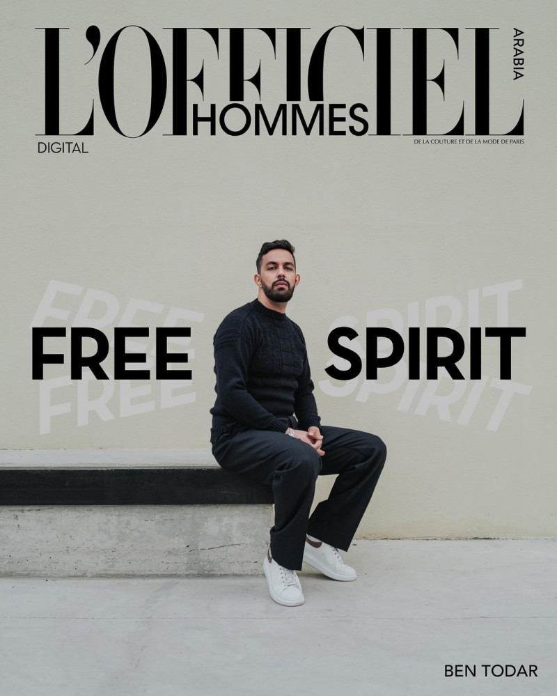 Ben Todar featured on the L\'Officiel Hommes Arabia cover from February 2023