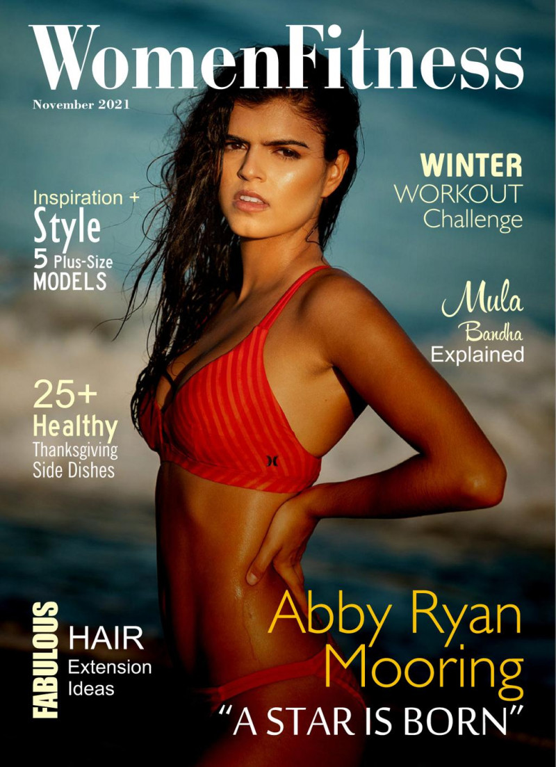 Abby Ryan Mooring featured on the Women Fitness India cover from November 2021