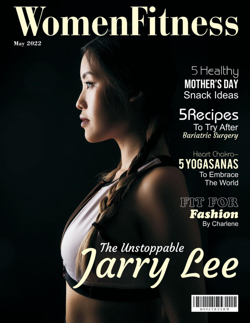 Jarry Lee featured on the Women Fitness India cover from May 2022