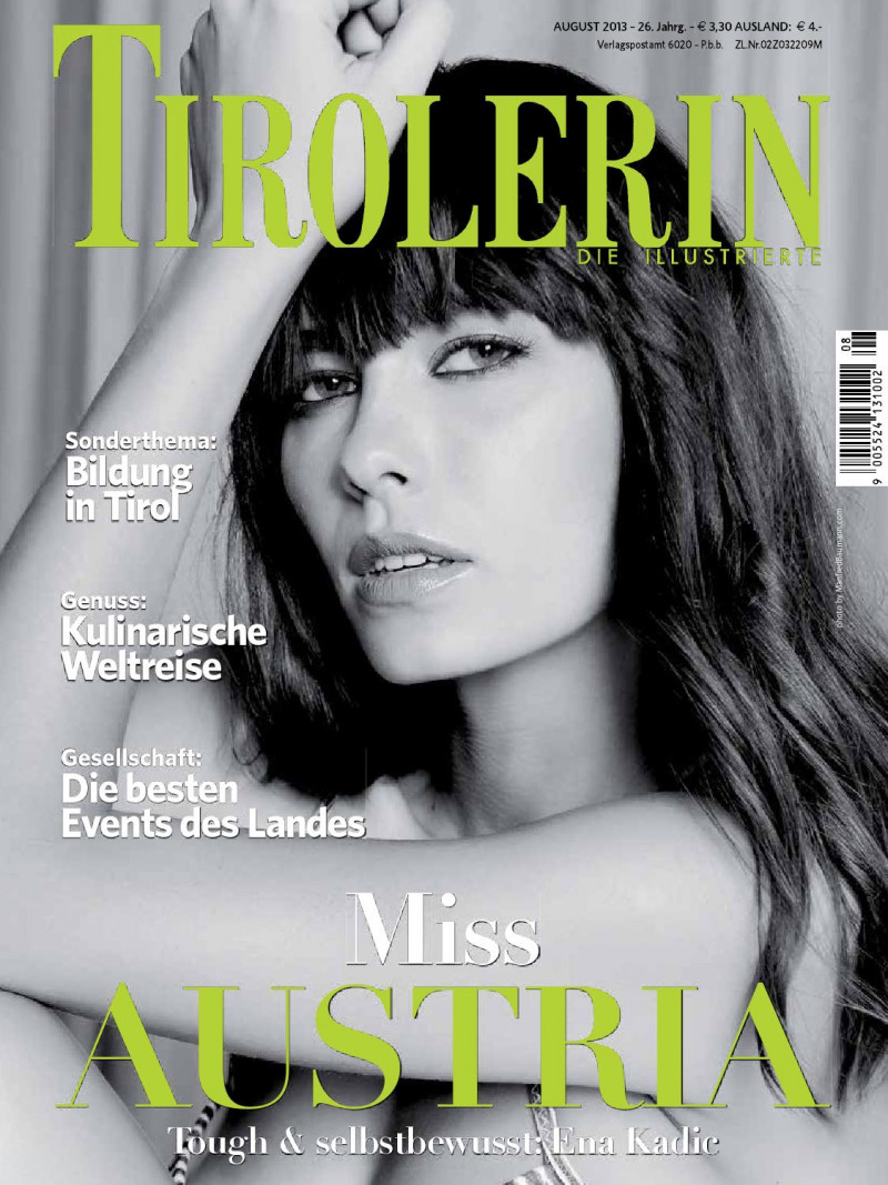 Ena Kadic featured on the Tirolerin cover from August 2013