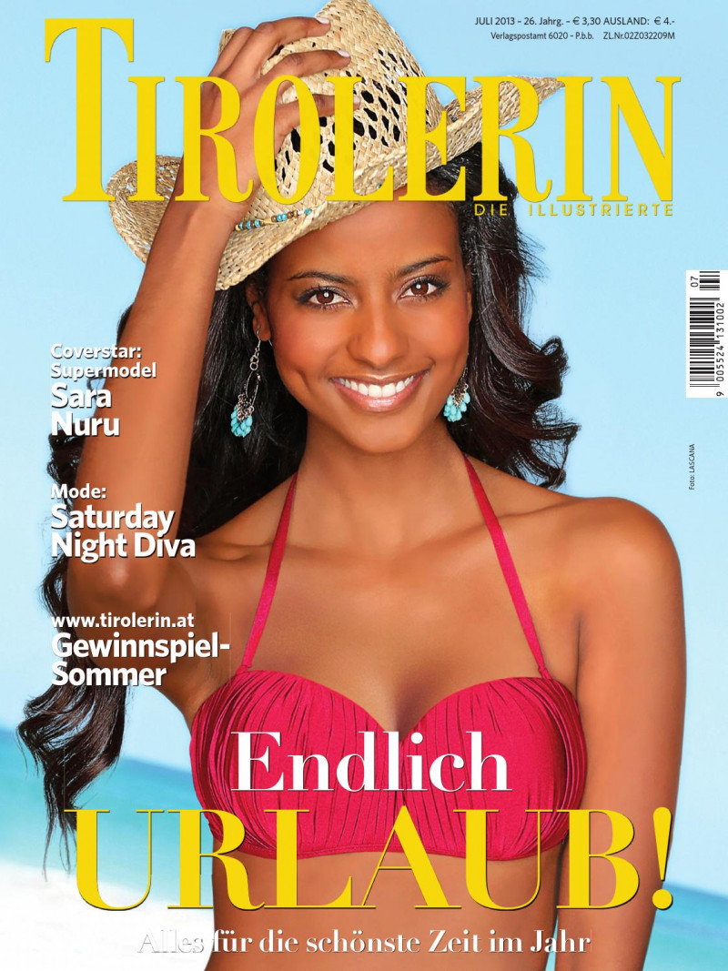 Sara Nuru featured on the Tirolerin cover from July 2013