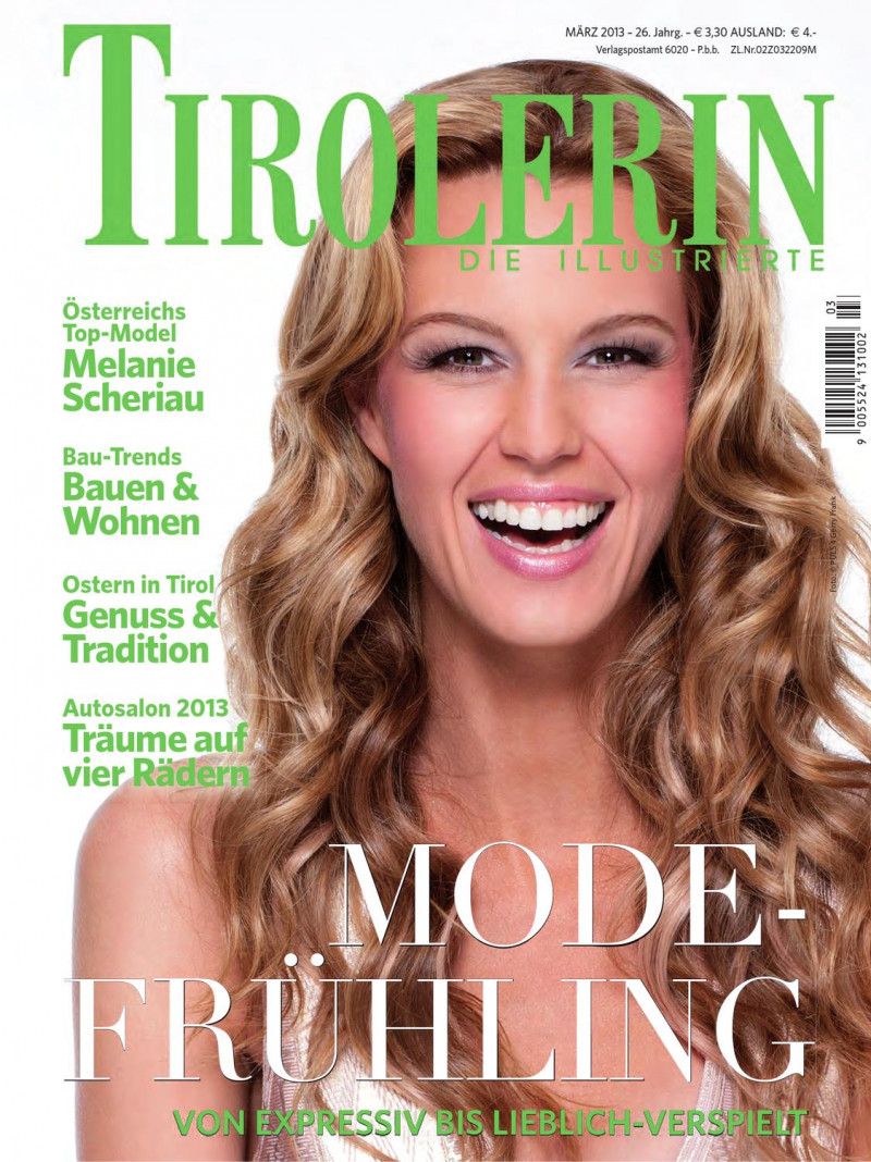Melanie Scheriau featured on the Tirolerin cover from March 2013