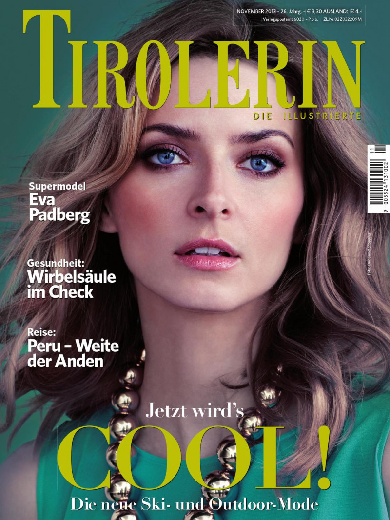 Eva Padberg featured on the Tirolerin cover from November 2013
