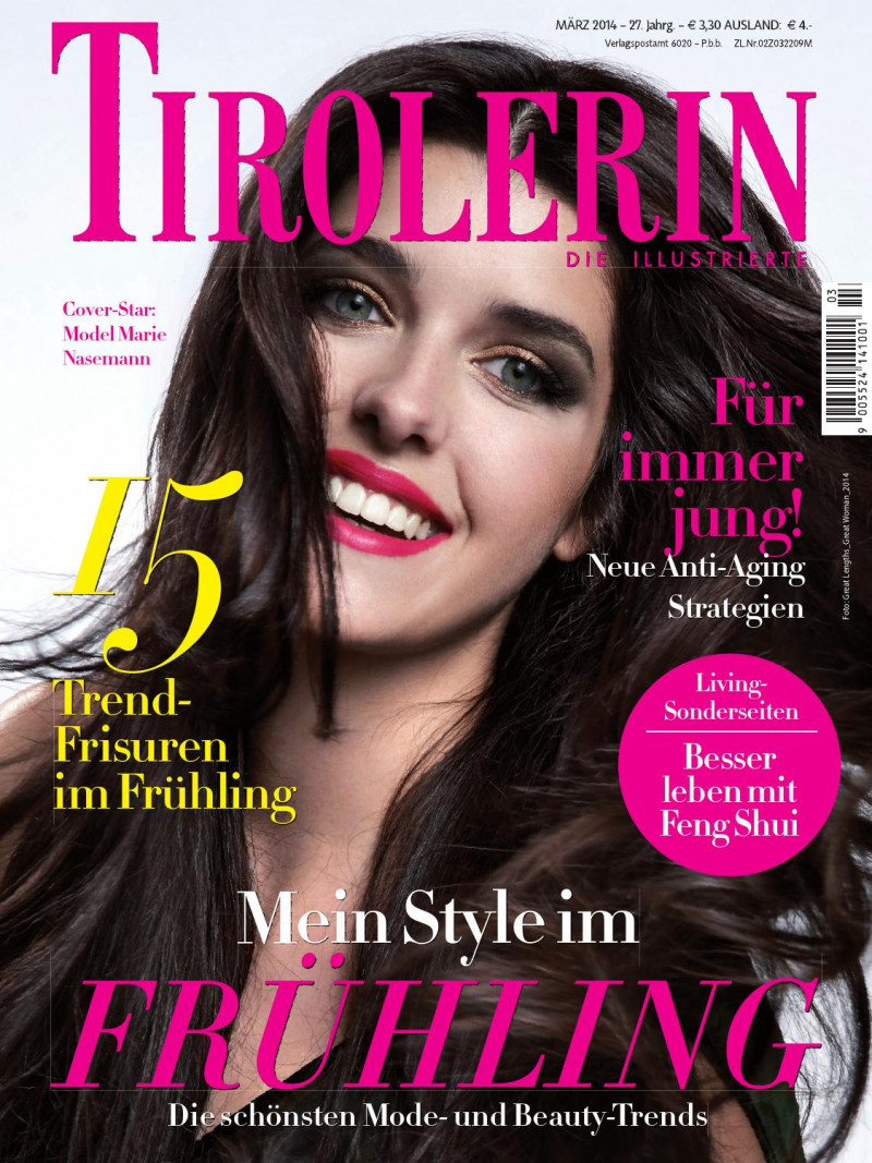 Marie Nasemann featured on the Tirolerin cover from March 2014