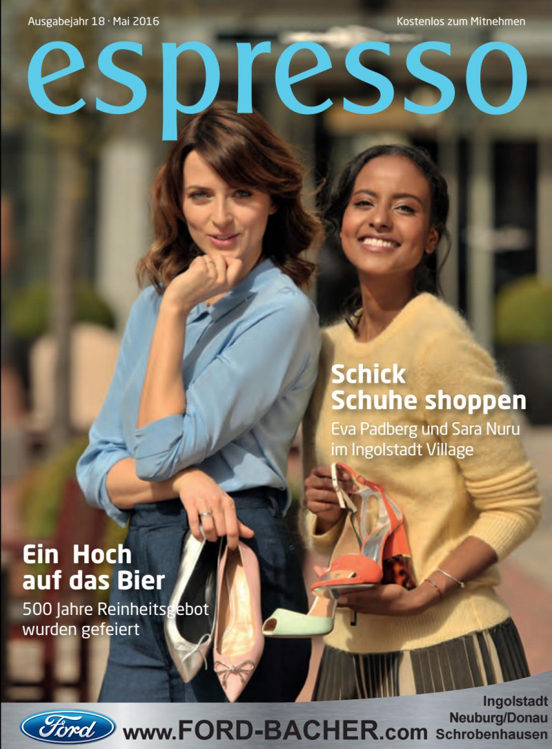 Eva Padberg, Sara Nuru featured on the Espresso cover from May 2016