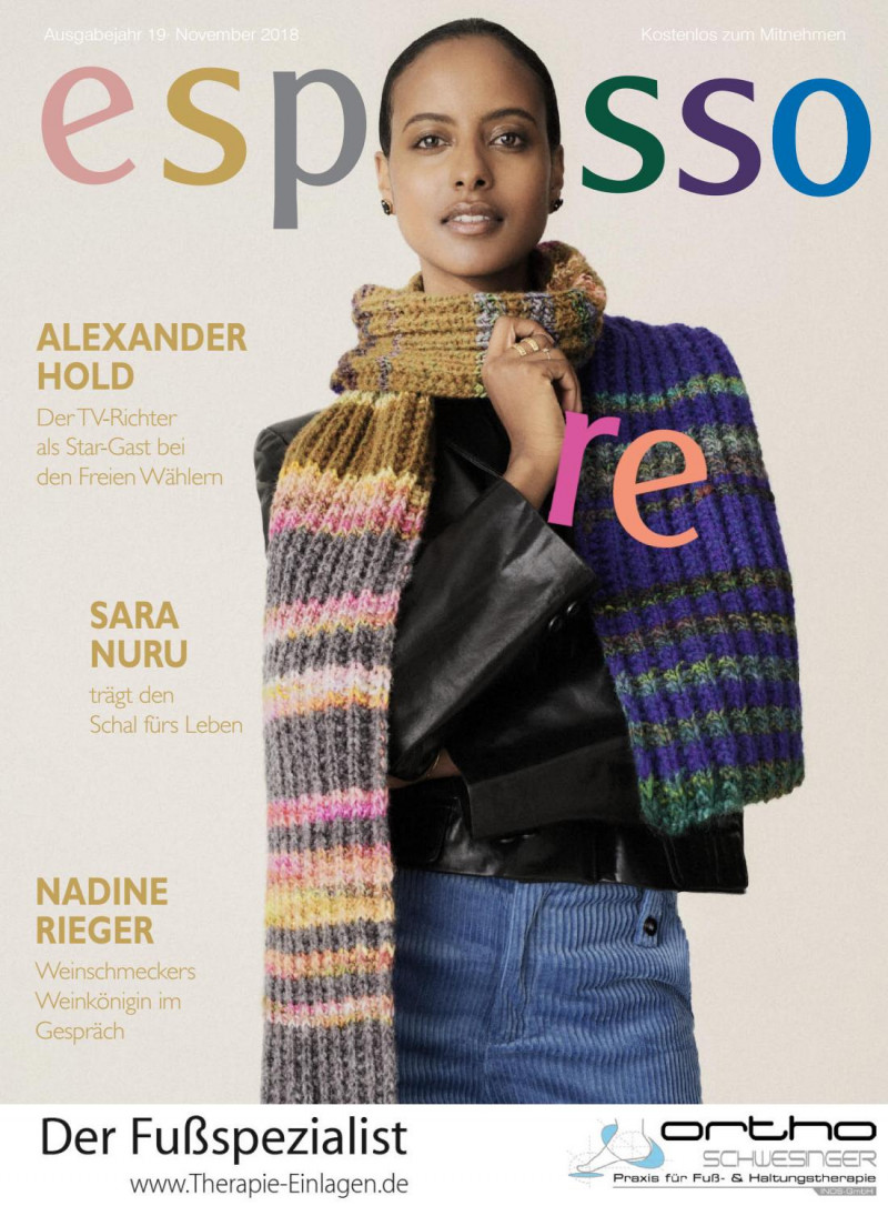 Sara Nuru featured on the Espresso cover from November 2018