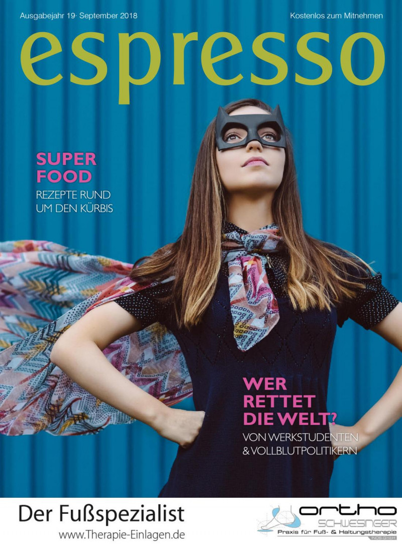  featured on the Espresso cover from September 2018