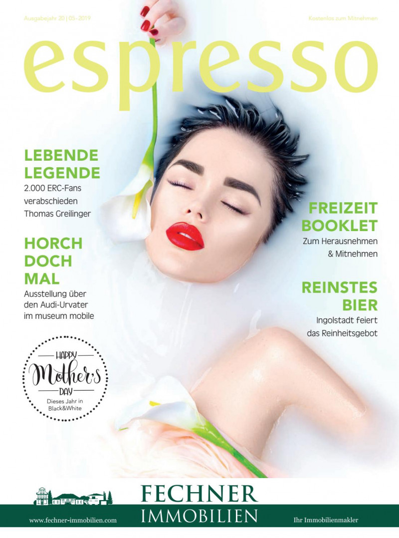  featured on the Espresso cover from May 2019