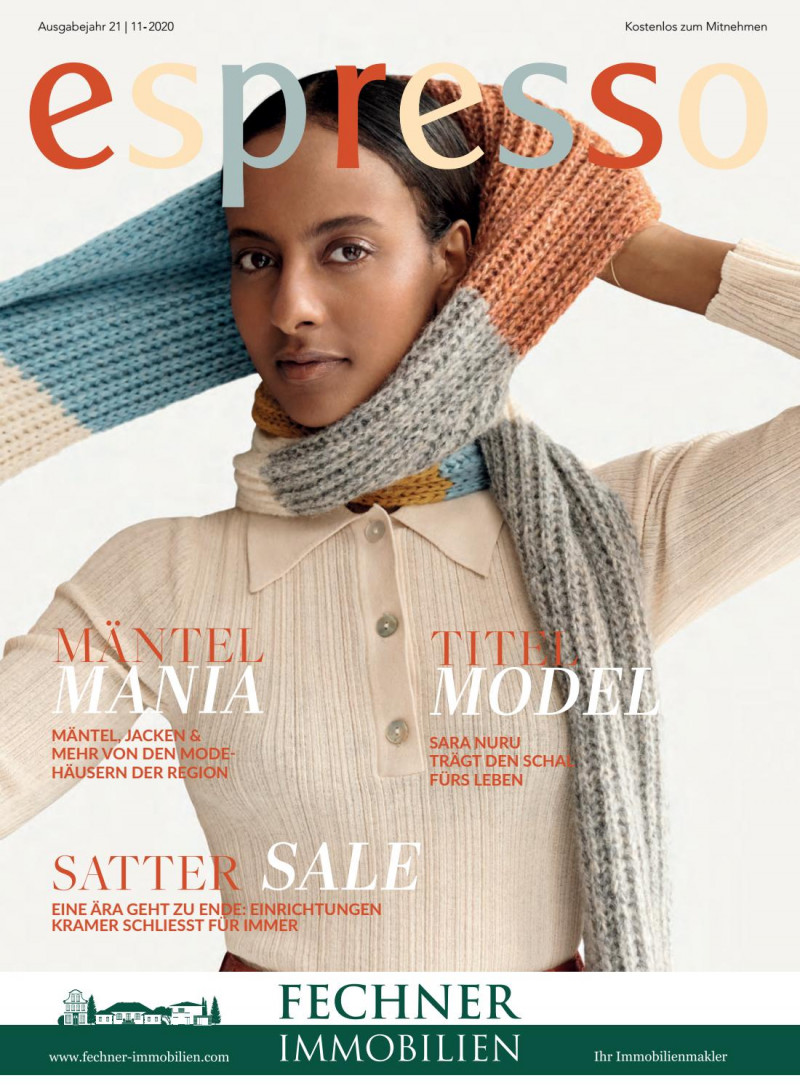 Sara Nuru featured on the Espresso cover from November 2020