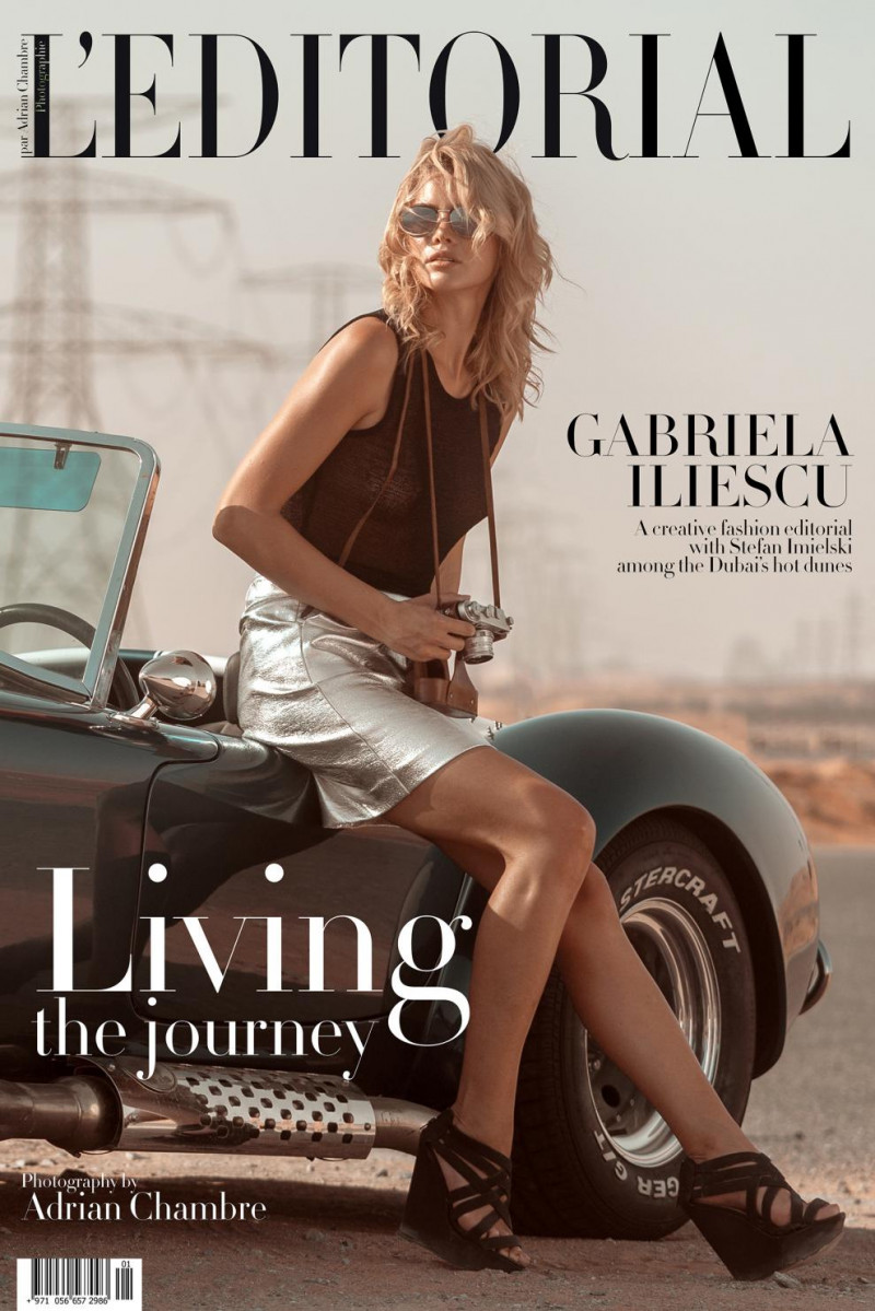 Gabriela Iliescu featured on the L\'Editorial cover from June 2021