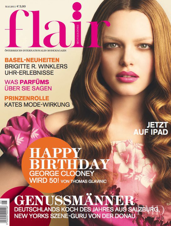 Nicole Wronski featured on the flair Austria cover from May 2011