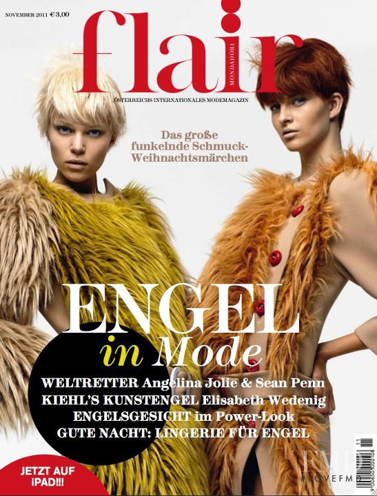Sona Matufkova, Claire Collins featured on the flair Austria cover from November 2011