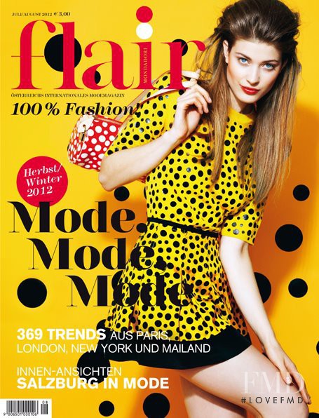 Larissa Hofmann featured on the flair Austria cover from July 2012