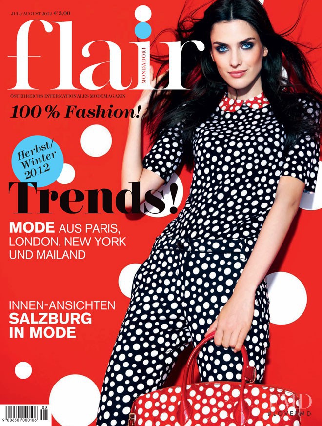 Nathalia Novaes featured on the flair Austria cover from July 2012