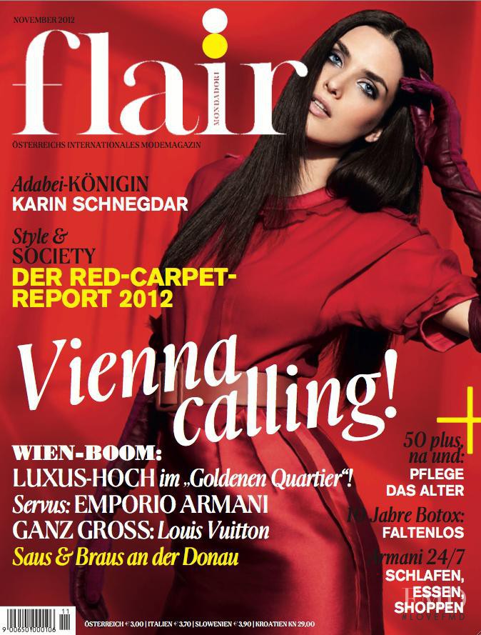 Nathalia Novaes featured on the flair Austria cover from November 2012