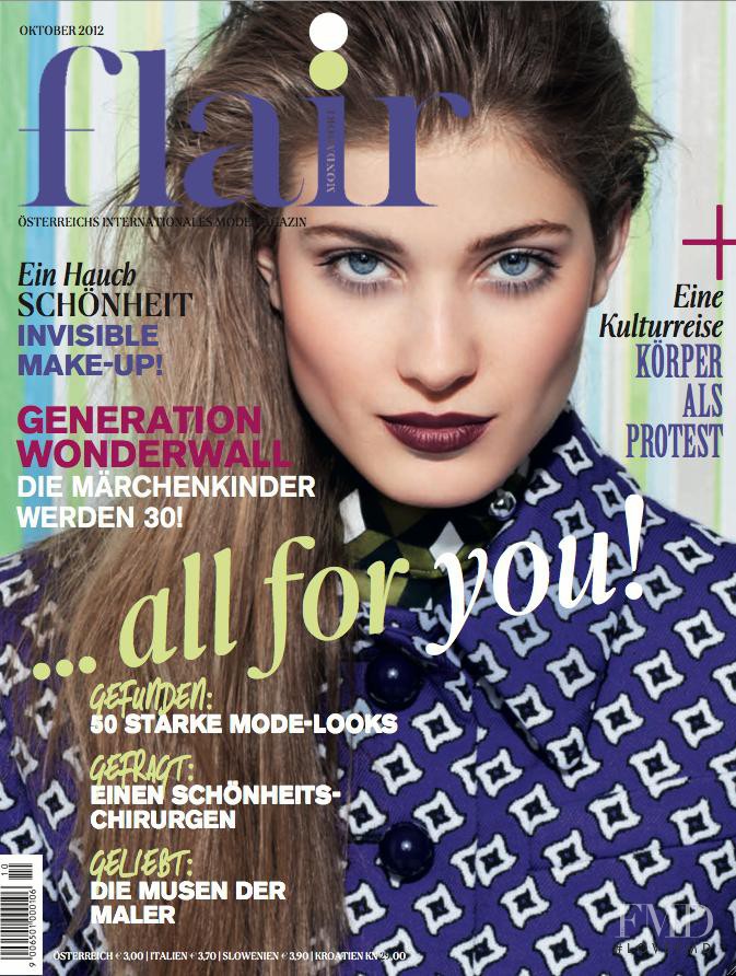 Larissa Hofmann featured on the flair Austria cover from October 2012
