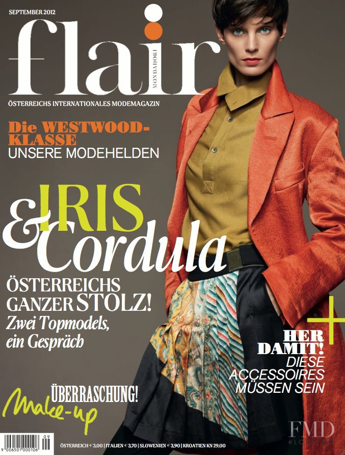 Iris Strubegger featured on the flair Austria cover from September 2012