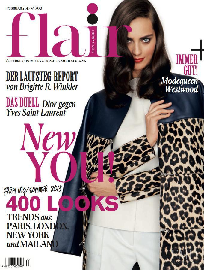 Agnes Sokolowska featured on the flair Austria cover from February 2013