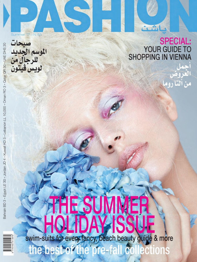 Laura Mayerhofer featured on the Pashion cover from June 2017