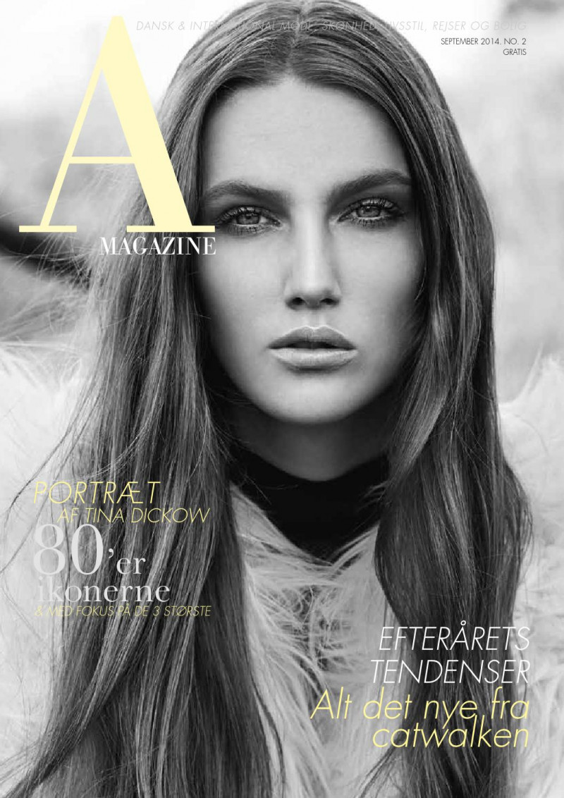  featured on the A Magazine Denmark cover from September 2014