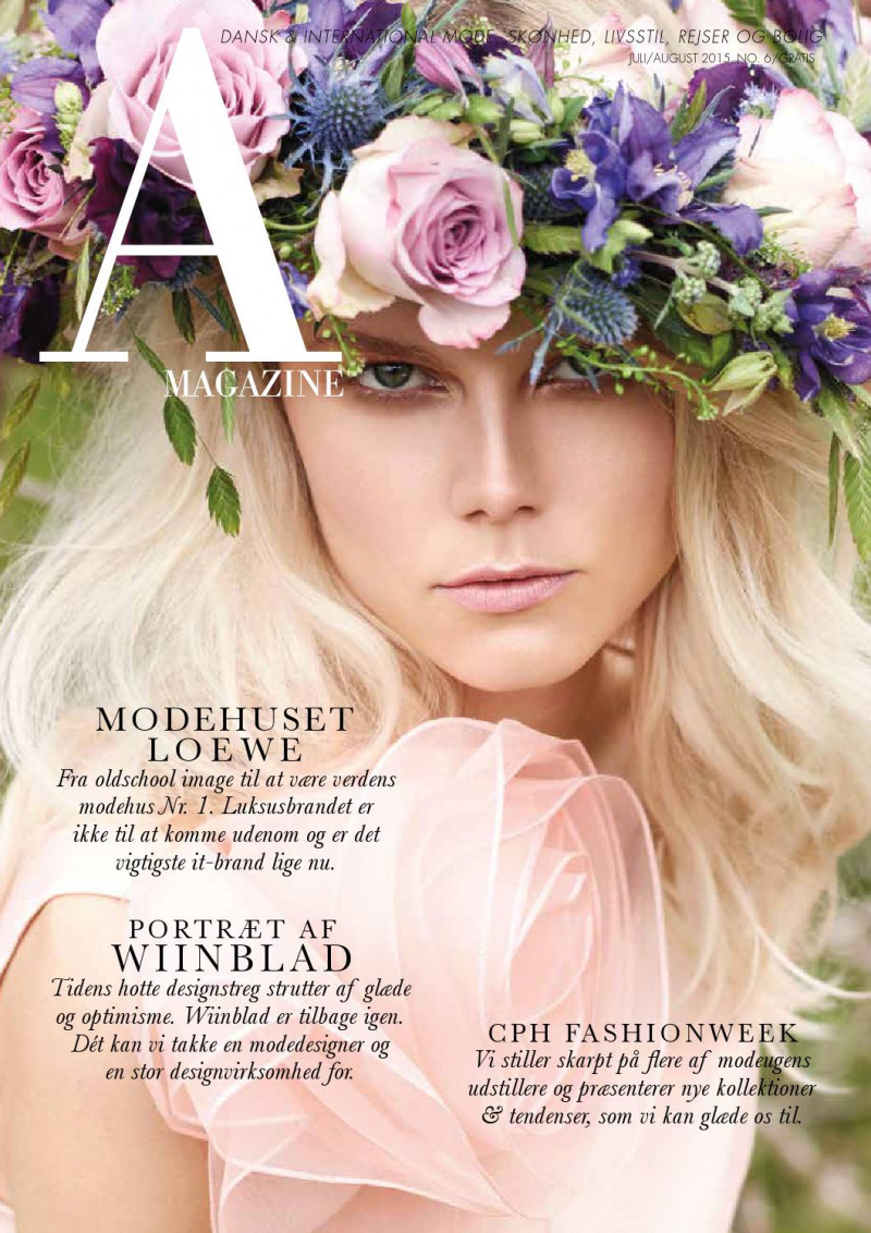  featured on the A Magazine Denmark cover from July 2015