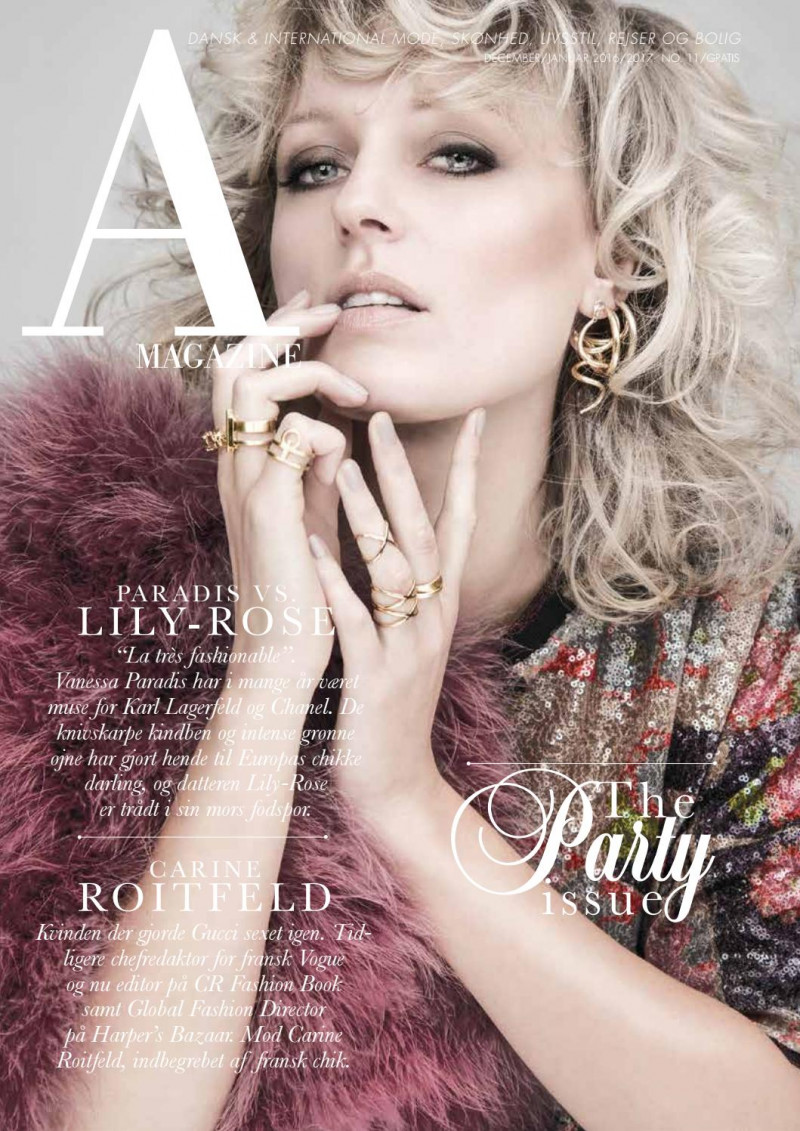  featured on the A Magazine Denmark cover from December 2016