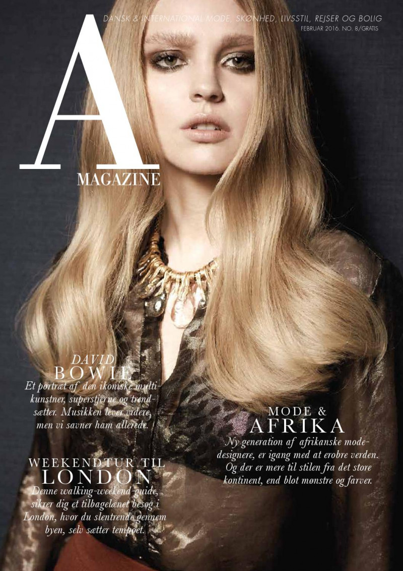  featured on the A Magazine Denmark cover from February 2016