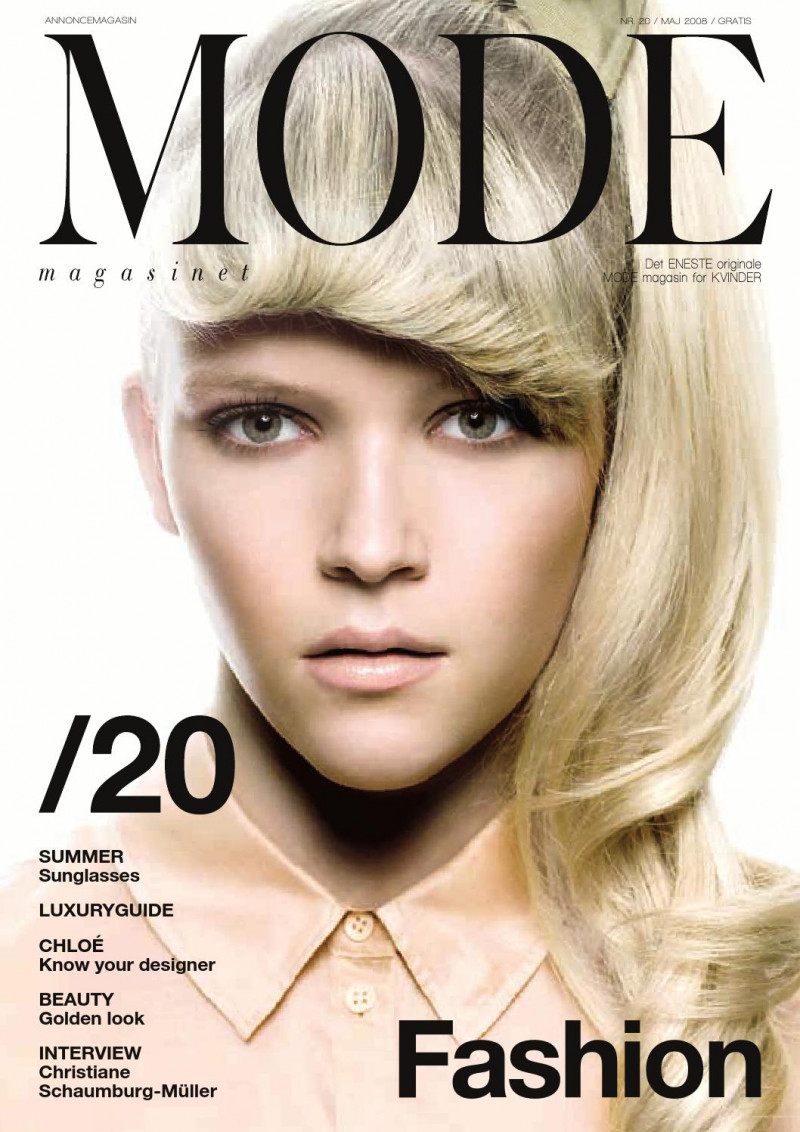  featured on the Mode Magasinet cover from May 2008