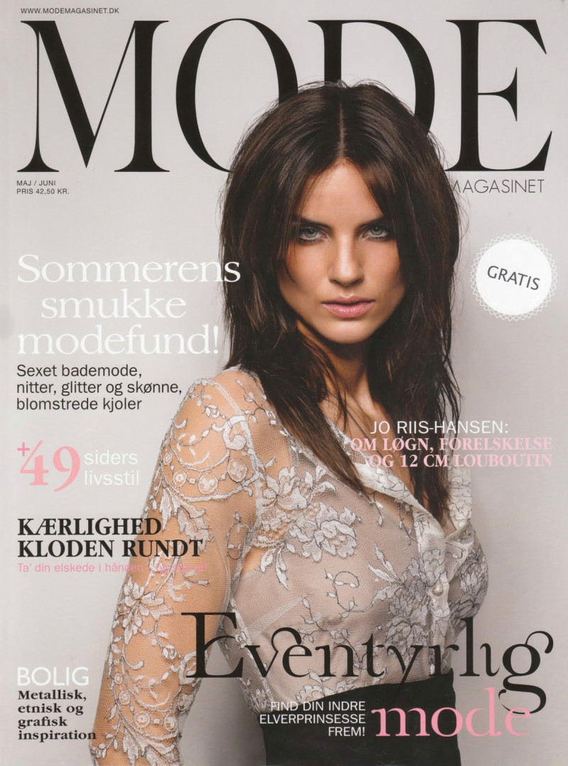 Sabine Flensborg featured on the Mode Magasinet cover from May 2010