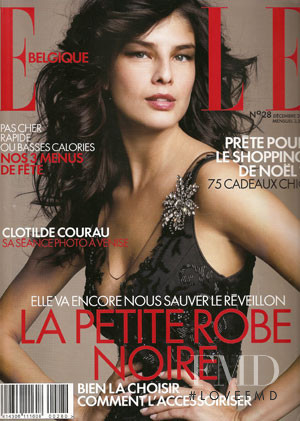 Liliana Dominguez featured on the Elle Belgium cover from December 2005
