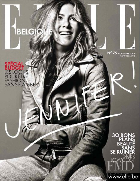 Jennifer Aniston featured on the Elle Belgium cover from November 2009