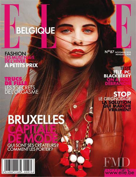 featured on the Elle Belgium cover from November 2010