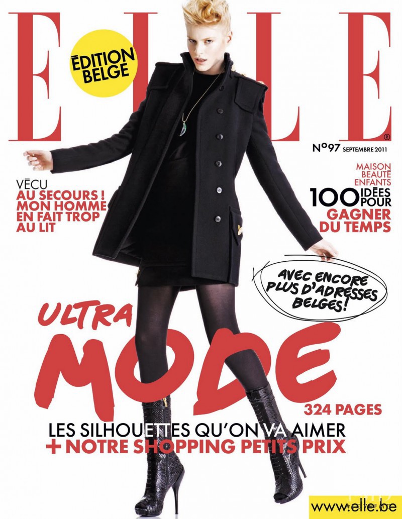  featured on the Elle Belgium cover from September 2011