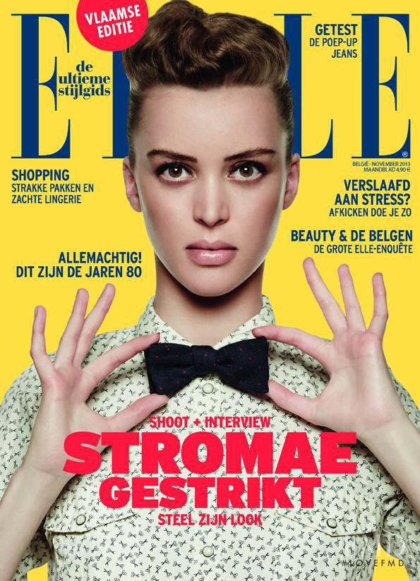  featured on the Elle Belgium cover from November 2013