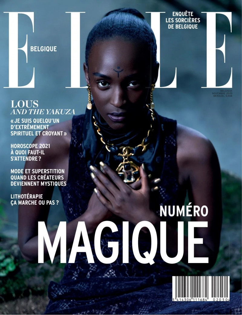  featured on the Elle Belgium cover from November 2020
