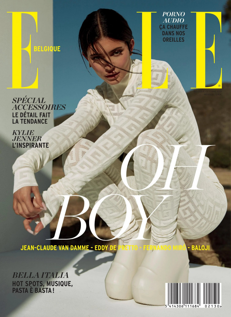  featured on the Elle Belgium cover from October 2021