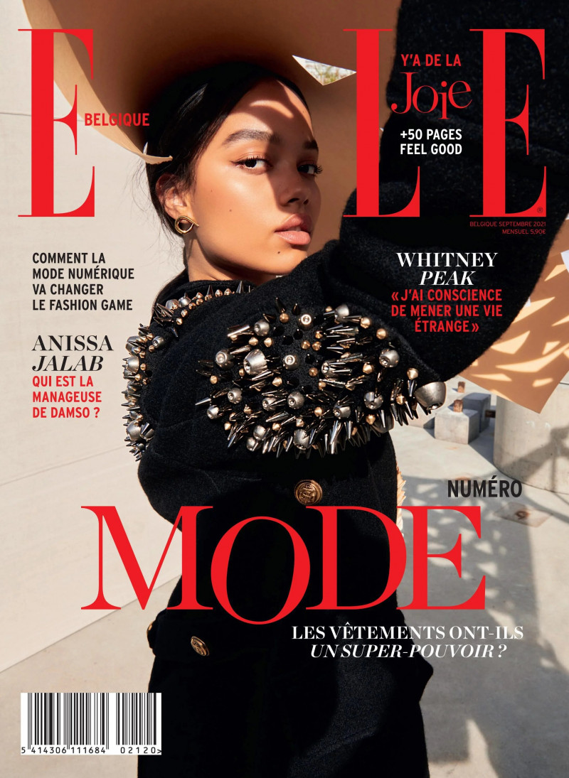  featured on the Elle Belgium cover from September 2021