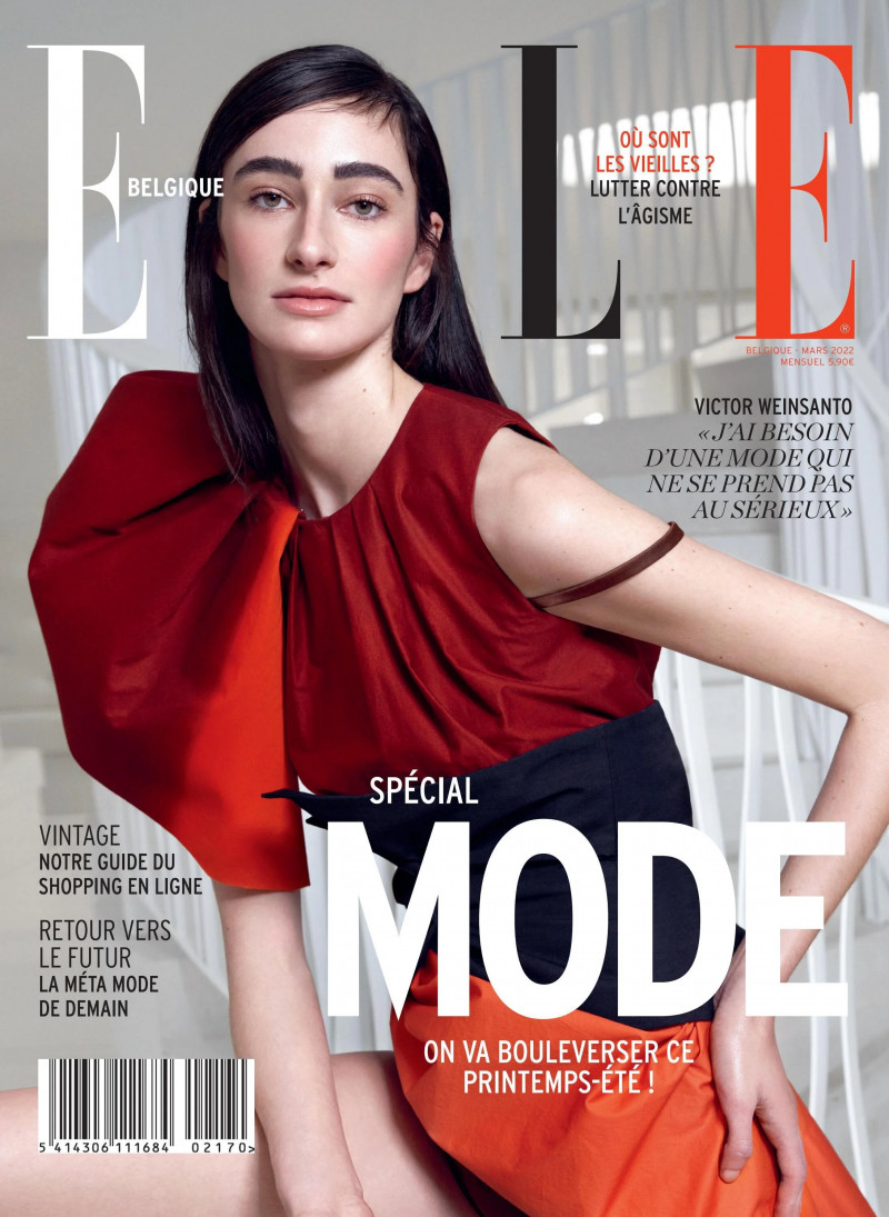  featured on the Elle Belgium cover from March 2022