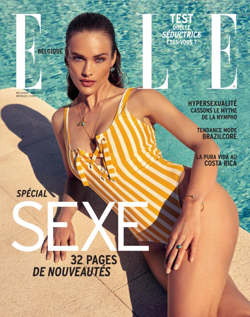 Rozanne Verduin featured on the Elle Belgium cover from June 2023
