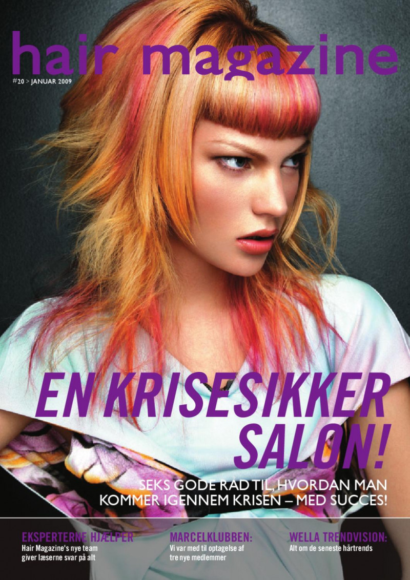  featured on the Hair Magazine cover from January 2009